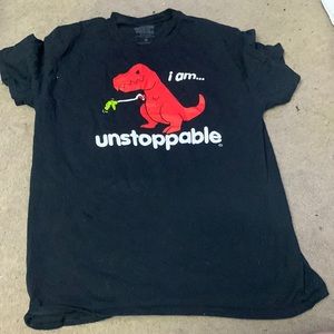 Black shirt,from Spencer’s